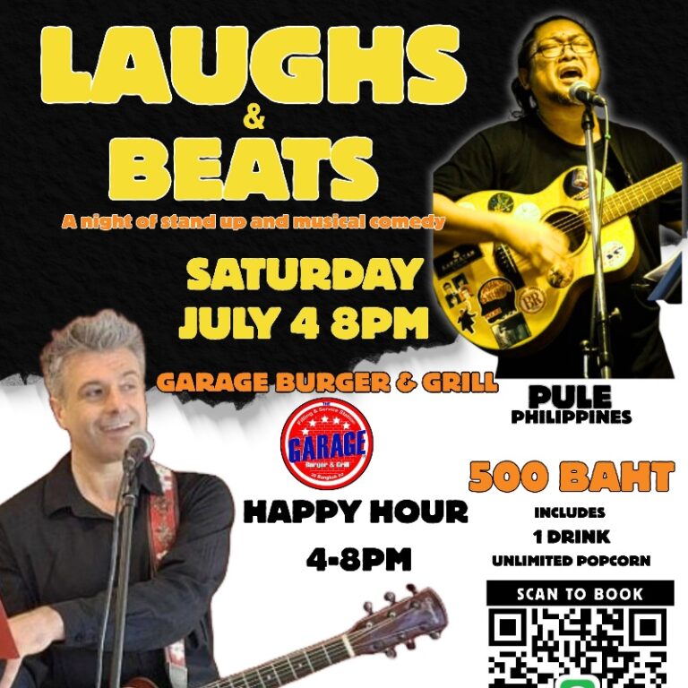 LAUGHS & BEATS AT THE GARAGE