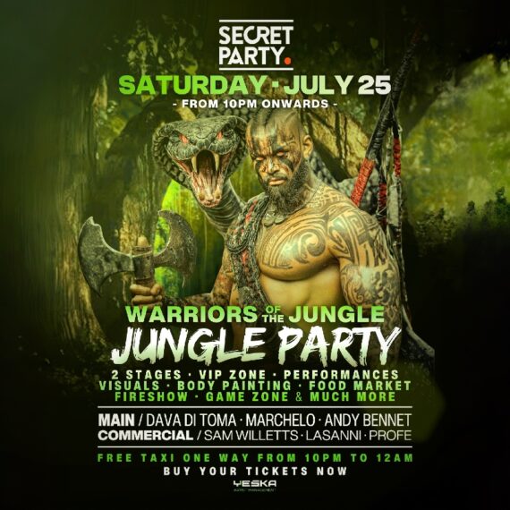 SECRET JUNGLE PARTY KOH TAO - 25 JULY