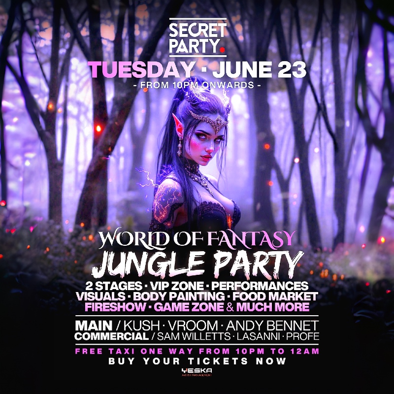 SECRET JUNGLE PARTY KOH TAO - 23 JUNE