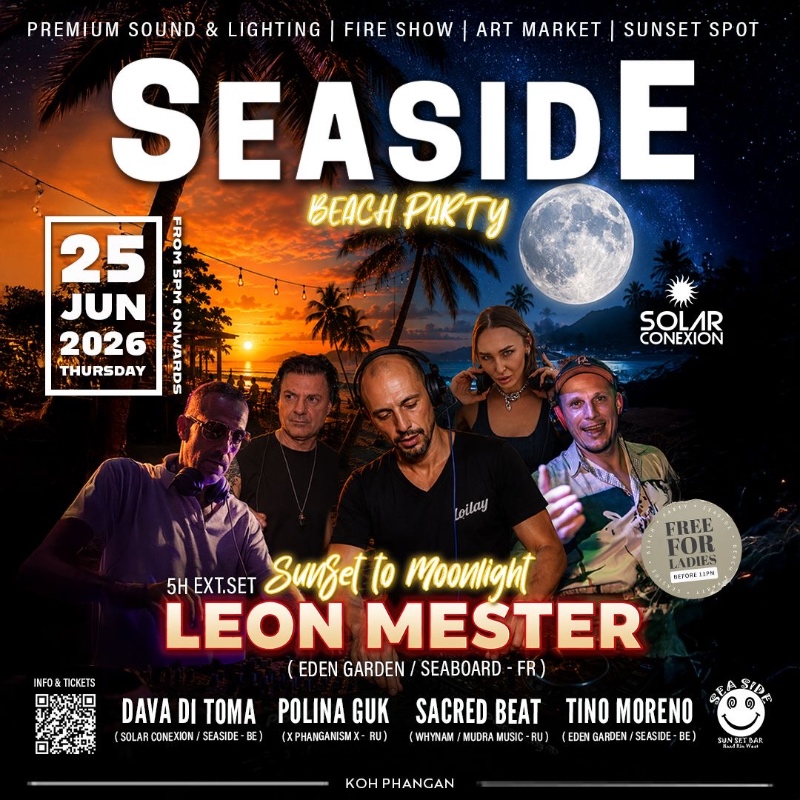 SEASIDE PRE FULL MOON BEACH PARTY