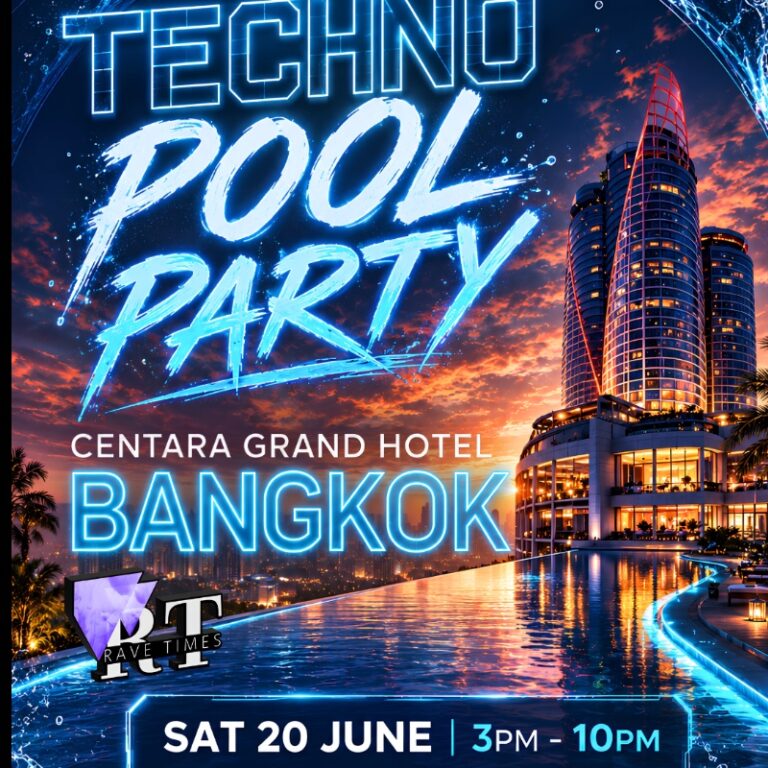 Techno Pool Party | Centara Grand at Central World, by Rave Times - June