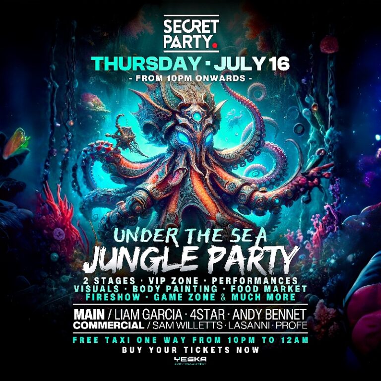 SECRET JUNGLE PARTY KOH TAO -  16 JULY