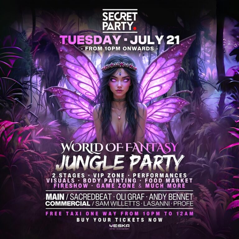 SECRET JUNGLE PARTY KOH TAO -  21 JULY