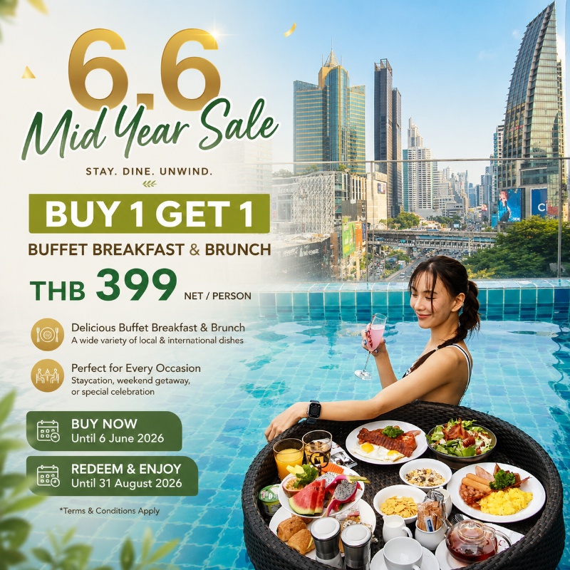 6.6 Mid Year Sale | Hotel Clover Asoke