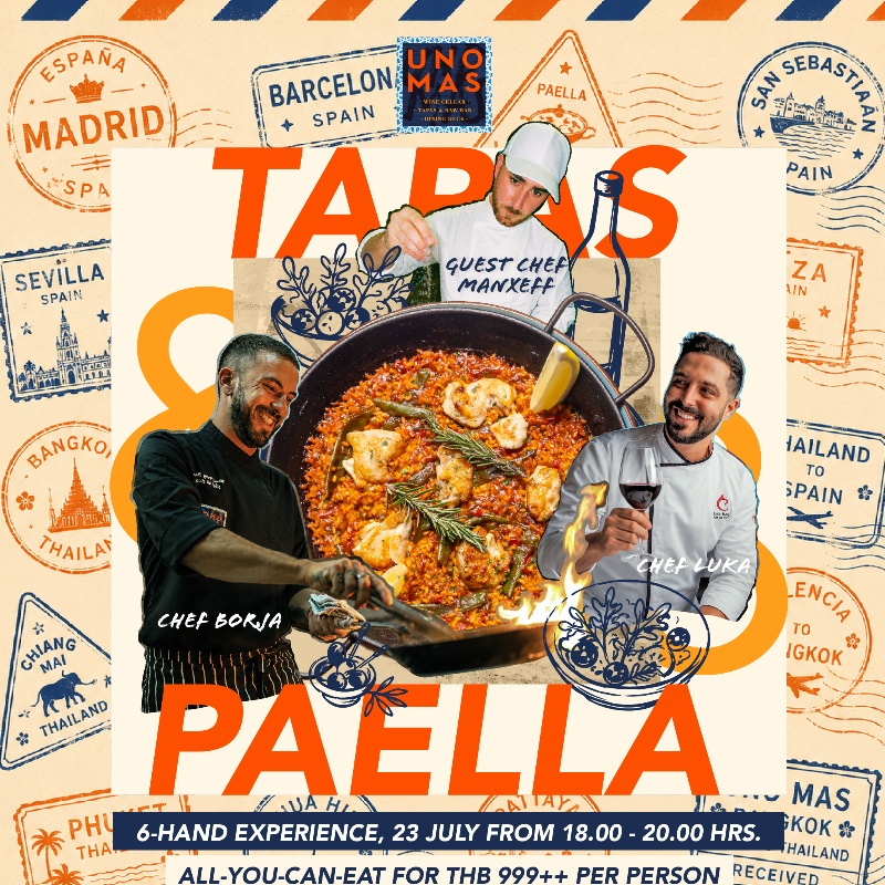 Tapas & Paella Night at UNO MAS | Centara Grand at CentralWorld