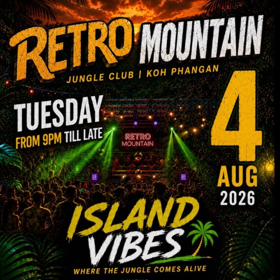 Retro Mountain - TUE 4 Aug - Jungle Party