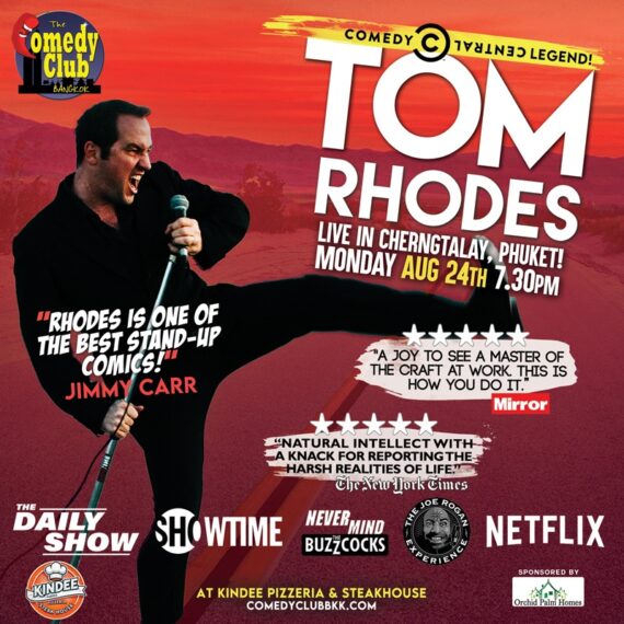Stand-Up Comedy - TOM RHODES (Netflix, Comedy Central) - Live in Cherngtalay, Phuket!