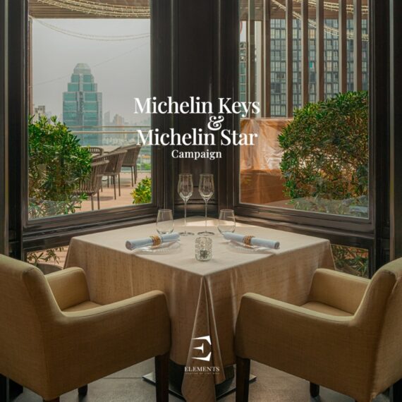 Elements Inspired by Ciel Bleu | Michelin Keys & Stars
