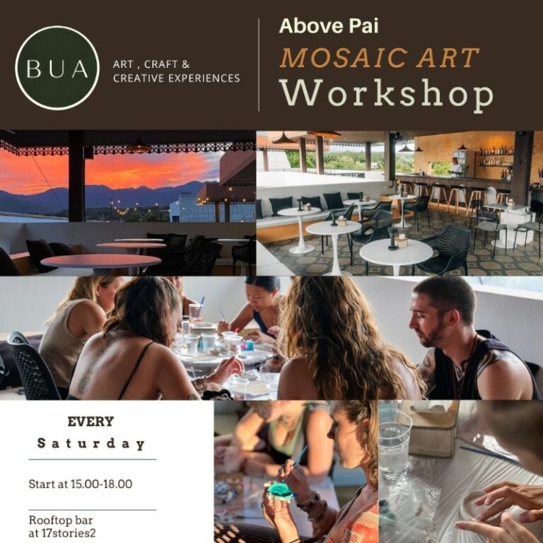 above pai Mosaic art workshop by dreamkave - 25 Jul