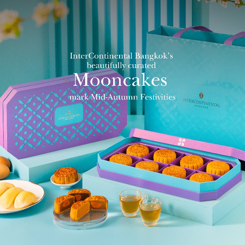 InterContinental Bangkok’s beautifully curated Mooncakes mark Mid-Autumn Festivities