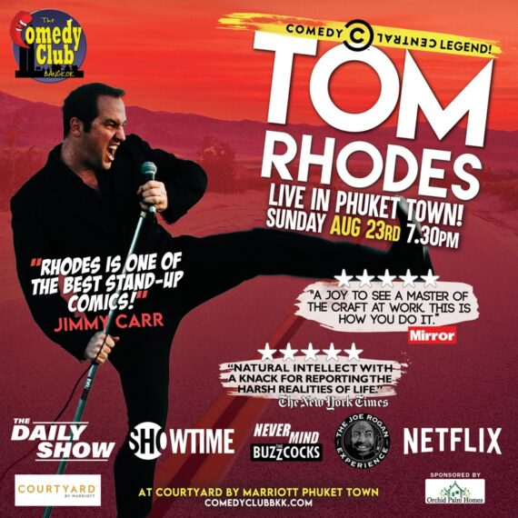 Stand-Up Comedy - TOM RHODES (Netflix, Comedy Central) - Live in Phuket Town!