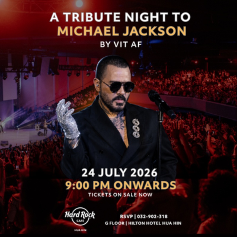 A Thibute Night to Michael Jackson by VIT AF - Hard Rock Cafe Hua Hin