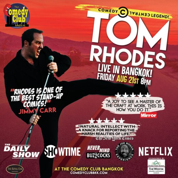 Stand-Up Comedy - TOM RHODES (Netflix, Comedy Central) - Live in Bangkok!