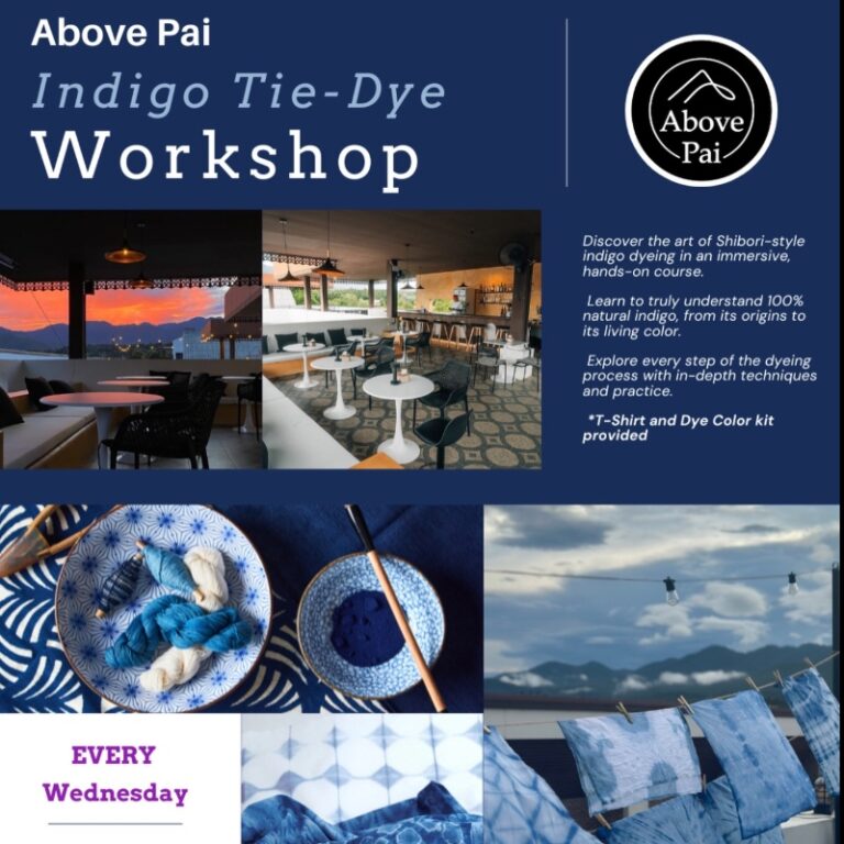 above pai Tei-dye workshop by BUA - 5 AUG