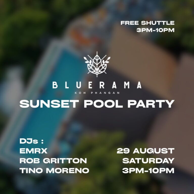 BLUERAMA SUNSET POOL PARTY