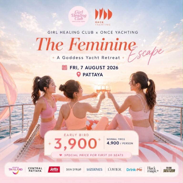 The Feminine Escape – A Goddess Yacht Retreat Presented by Girl Healing Club BKK x Once Yachting