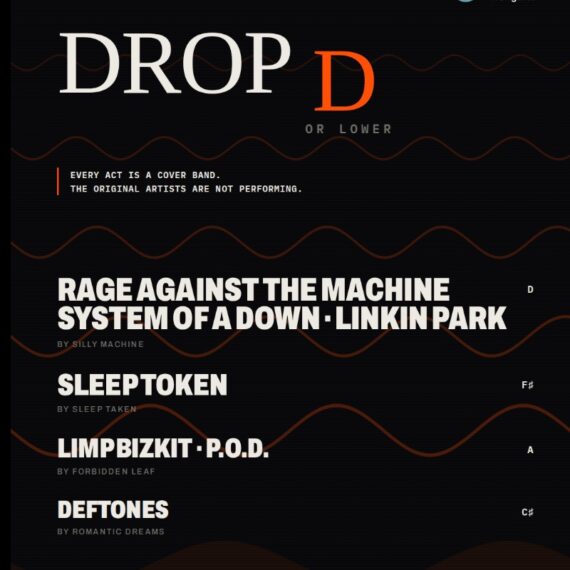 DROP D or lower Tribute & cover night on the boat