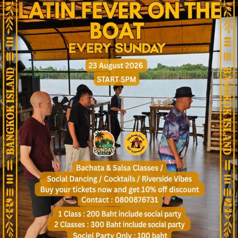 LATIN FEVER ON THE BOAT