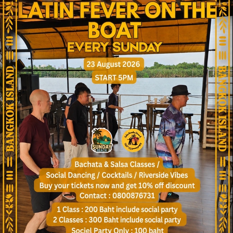 LATIN FEVER ON THE BOAT