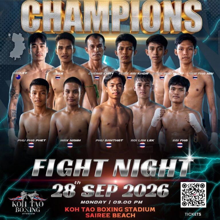 Koh Tao Fight Night Muay Thai 28.09