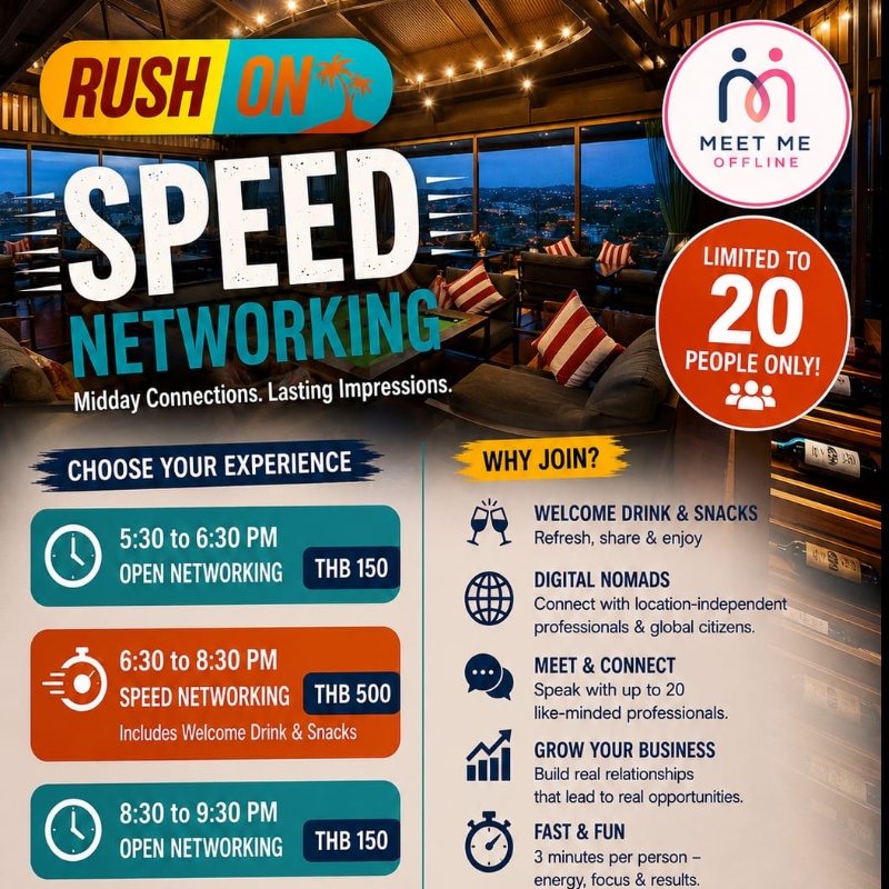 Speed Networking @ Ramada Plaza - Wichit