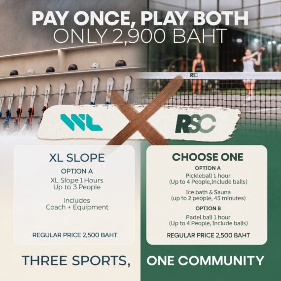 RSC PADEL PICKLEBALL X WHITELINE SKI
