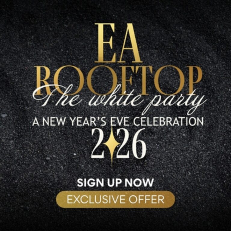 Get on The List: Exclusive Offer | EA Rooftop White Party New Year's Eve Celebration 2026