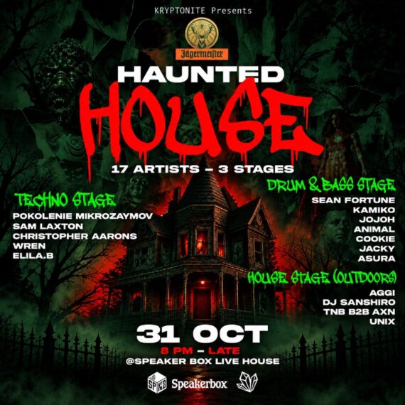 HAUNTED HOUSE | 3 STAGES | TECHNO X DNB X HOUSE