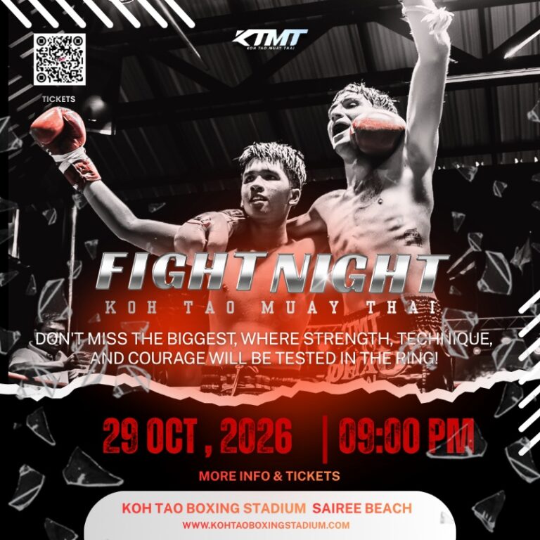 Koh Tao Fight Night Muay Thai 29.10