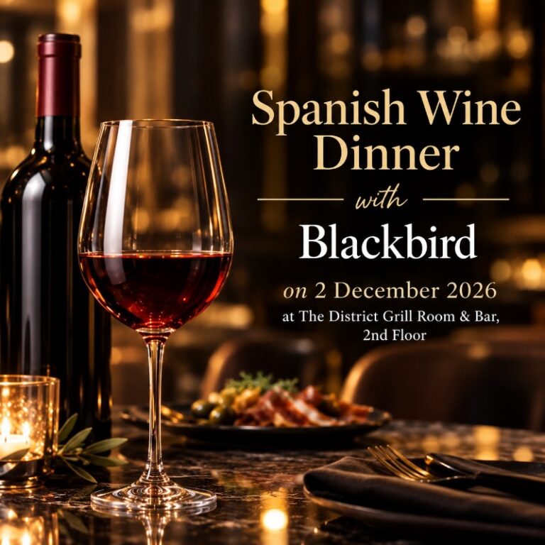 Spanish Wine Dinner with Backbird The District Grill Room & Bar