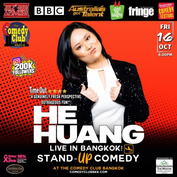 Stand-Up Comedy - HE HUANG (BBC, Jim Jefferies, AGT) - Live in Bangkok!