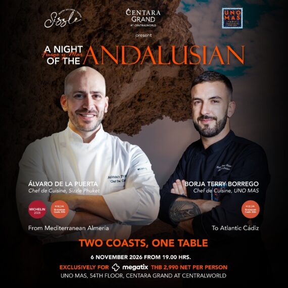 UNO MAS X SIZZLE PHUKET 4-hand dinner of the land and sea